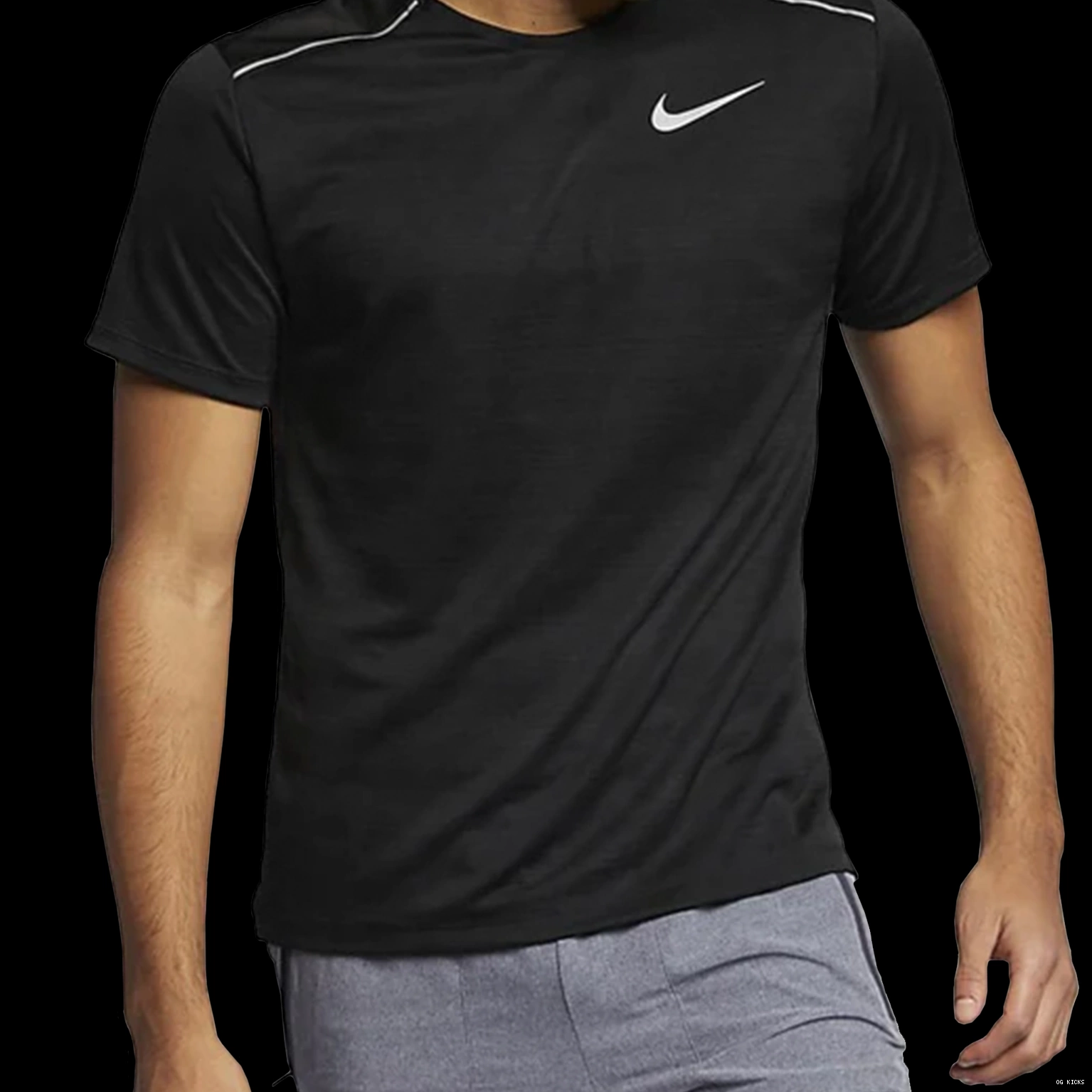 Shirt Miler Black 1.0 Nike Dri-Fit T 0710